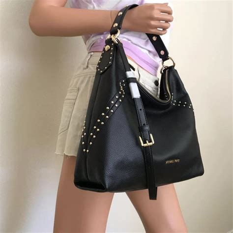 michael kors aria studded bag|Michael Kors aria large tote.